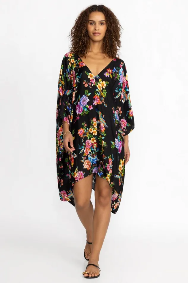 Women SOGNATORE NERO HIGH LOW KAFTAN Sognatore Johnny Was Swim and Resort