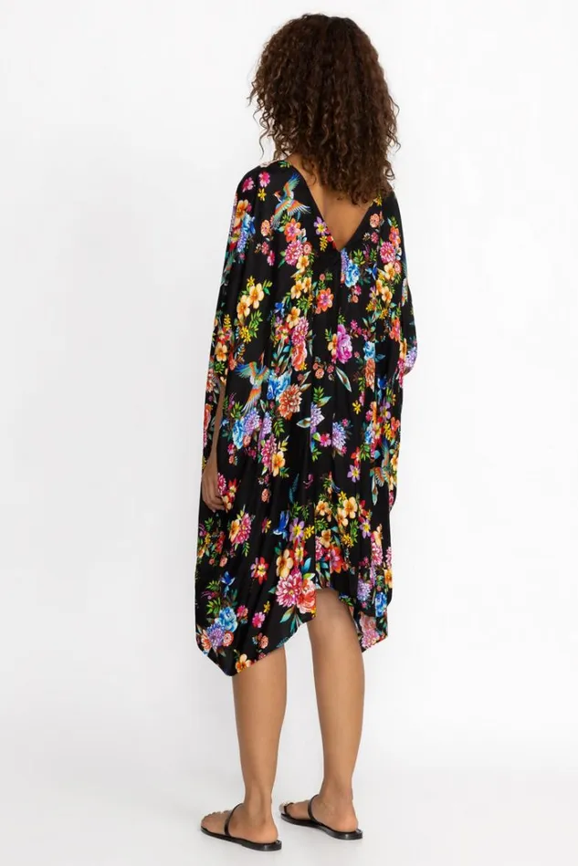 Women SOGNATORE NERO HIGH LOW KAFTAN Sognatore Johnny Was Swim and Resort Women SOGNATORE NERO HIGH LOW KAFTAN Sognatore Johnny Was Swim and Resort