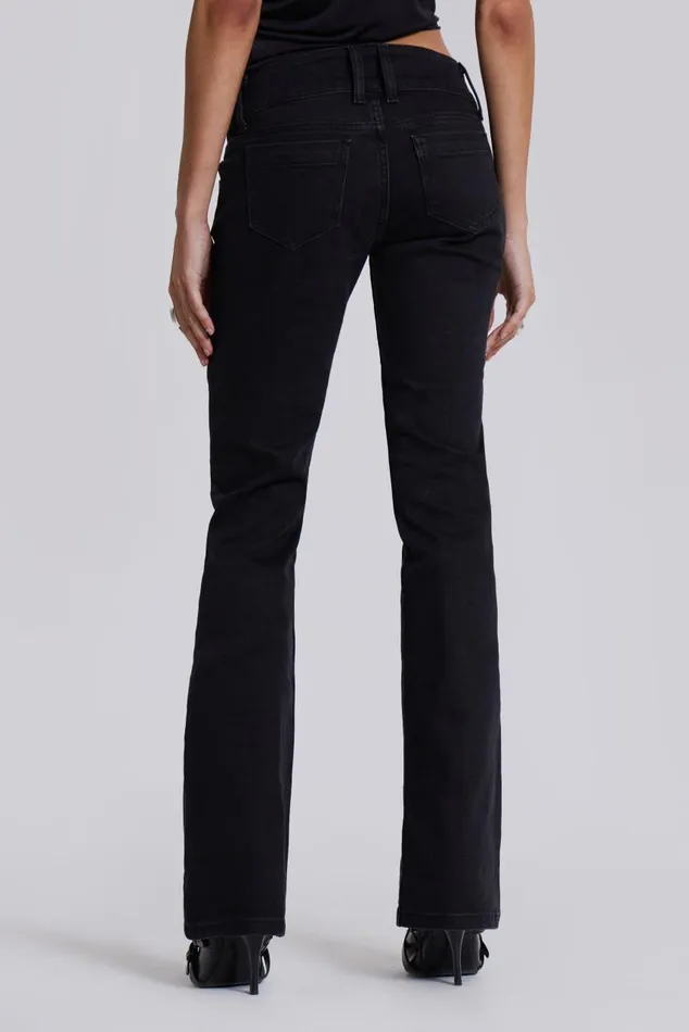 Women Solid Black Thirteen Jeans Jaded London Jeans