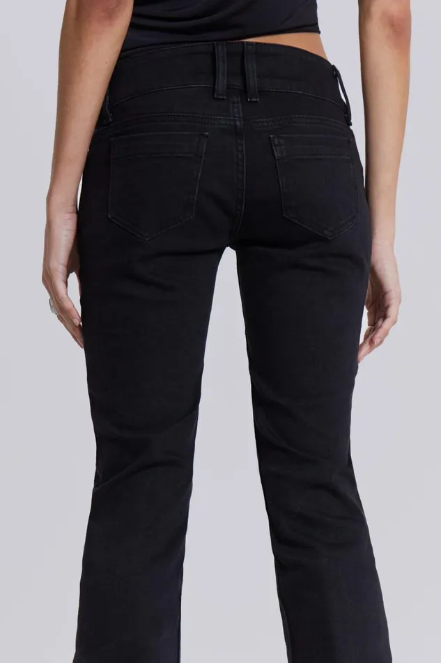 Women Solid Black Thirteen Jeans Jaded London Jeans