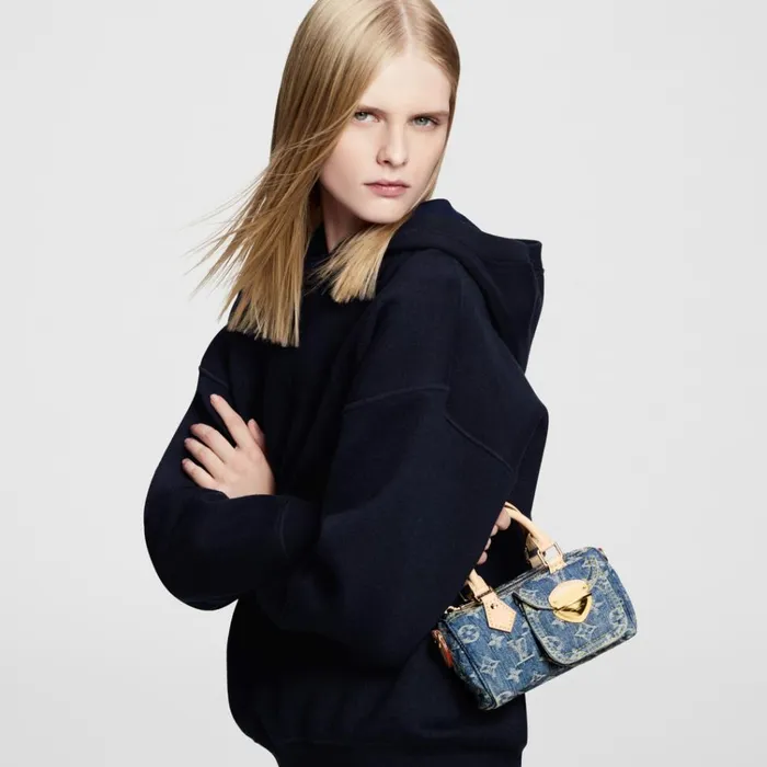 Women Speedy Bag Louis Vuitton Louis Vuitton M82950 Nano Speedy Denim Blue 8211 Louis Vuitton Handbag Store