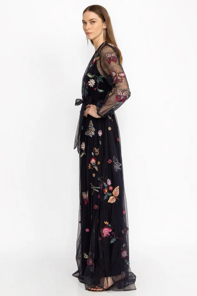 Women SPELLBOUND DRESS Navy Johnny Was Dresses Women SPELLBOUND DRESS Navy Johnny Was Dresses