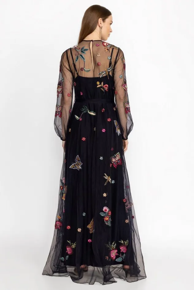 Women SPELLBOUND DRESS Navy Johnny Was Dresses Women SPELLBOUND DRESS Navy Johnny Was Dresses