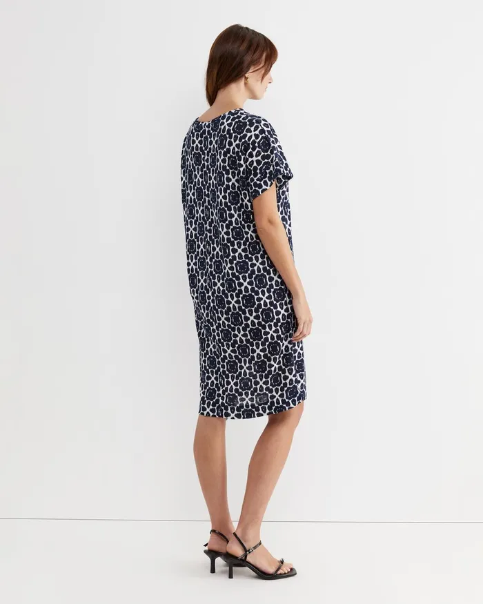 Women Sportscraft Dresses Perry Linen Dress Navywhite
