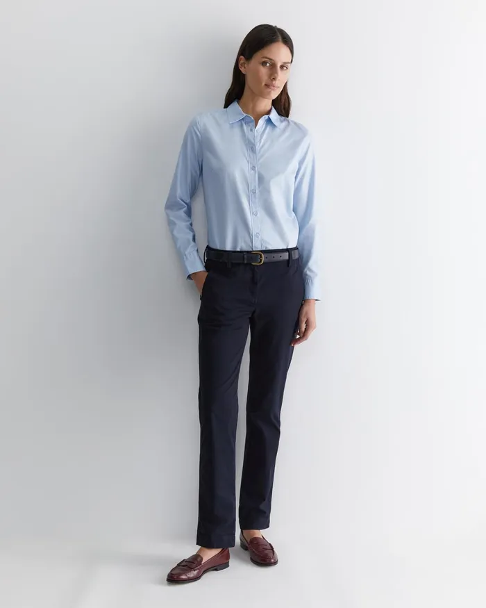 Women Sportscraft Pants Laura Relaxed Chino Classic Navy
