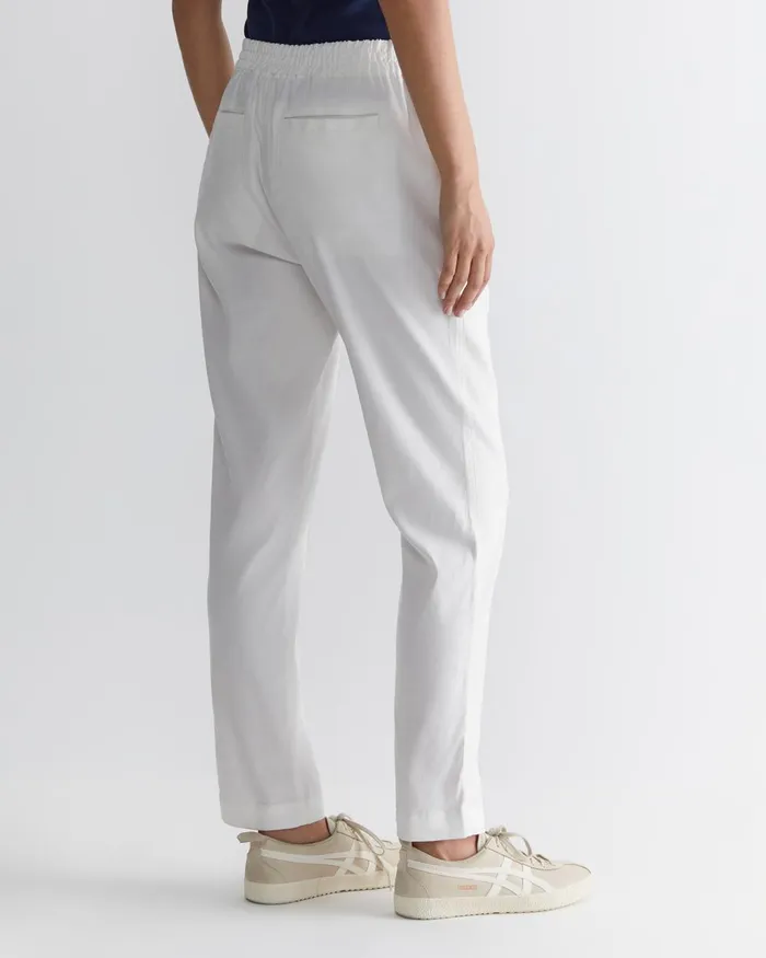 Women Sportscraft Pants Rosa Linen Pant White