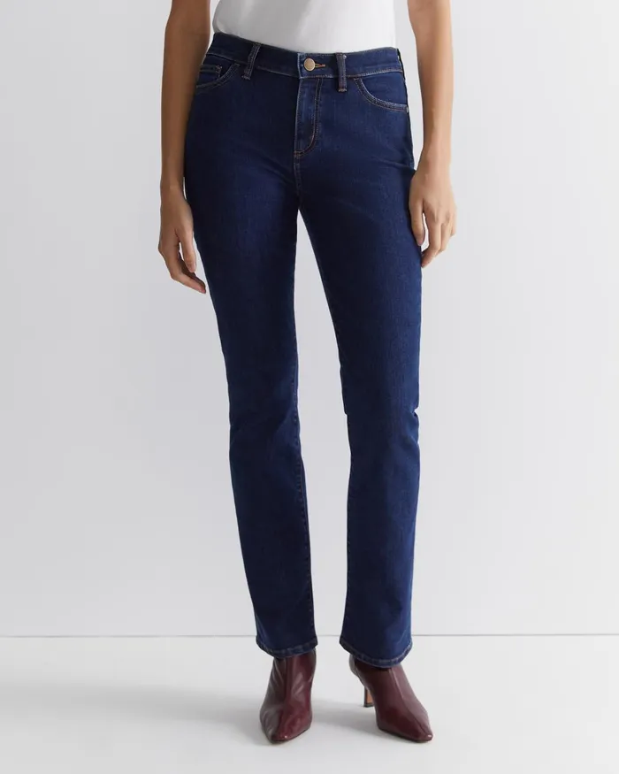 Women Sportscraft Pants Simone Straight Jean Indigo