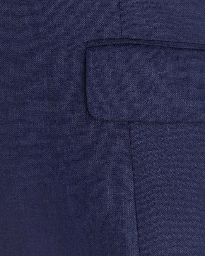 Women Sportscraft Plus Freya Linen Blazer Navy