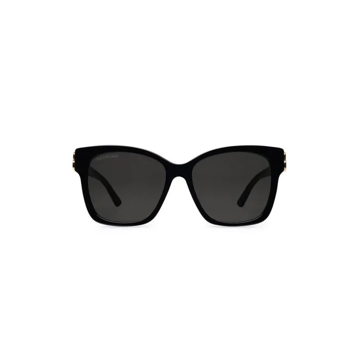 Women Sunglasses Balenciaga Dynasty Square Sunglasses In Black