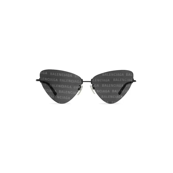 Women Sunglasses Balenciaga Invisile Xxl Cat Sunglasses In Grey