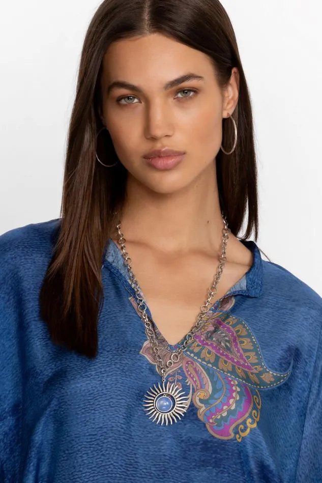 Women SUNSHINE PENDANT NECKLACE Silver Johnny Was Jewelry Women SUNSHINE PENDANT NECKLACE Silver Johnny Was Jewelry