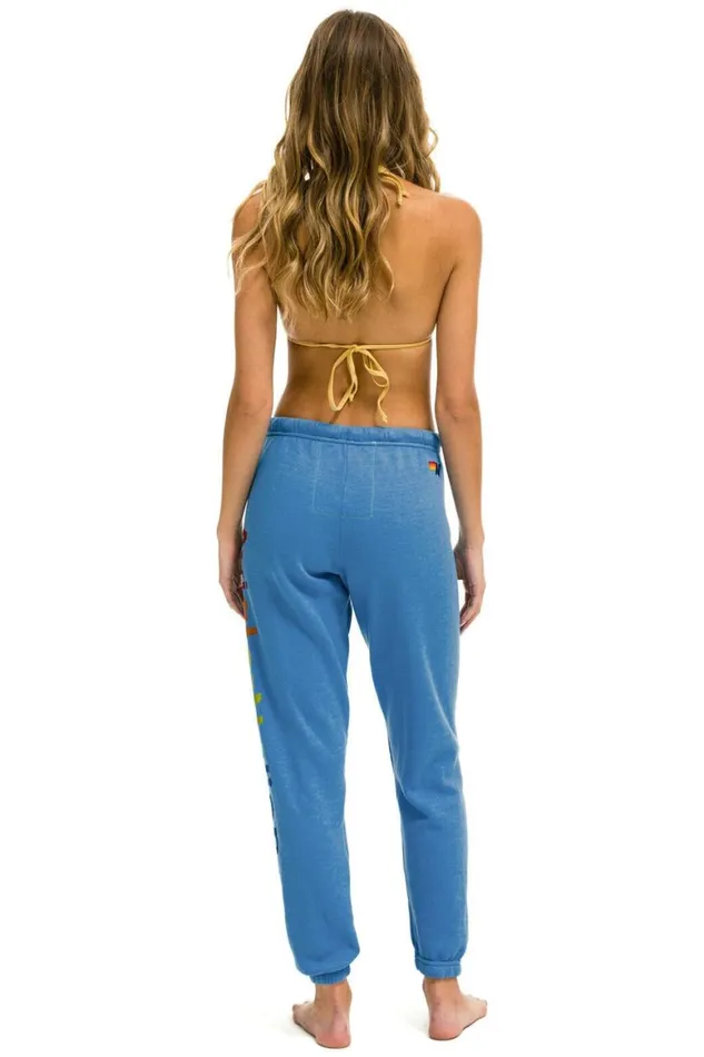 Women Sweatpants Aviator Nation La Jolla Sweatpants 8211 Cobalt