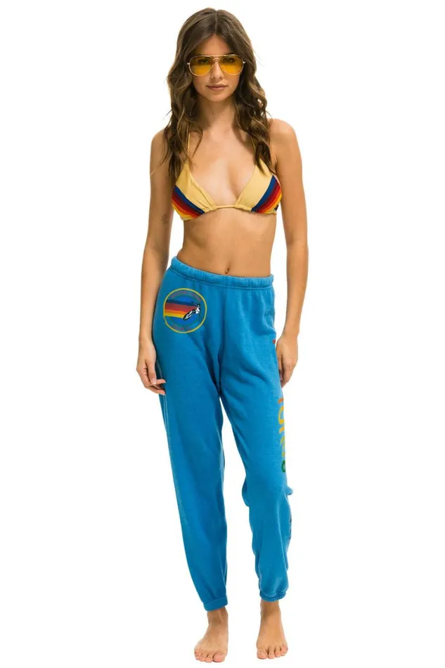 Women Sweatpants Aviator Nation Miami Sweatpants 8211 Ocean