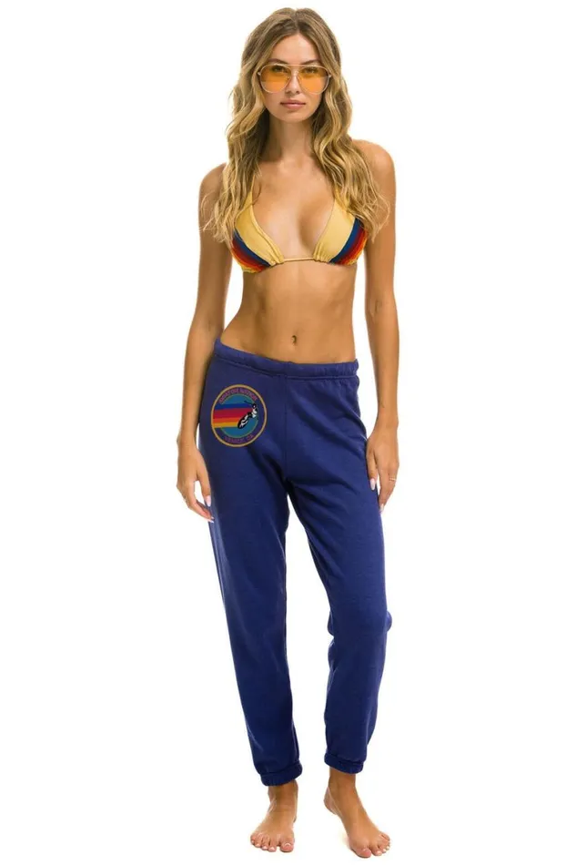 Women Sweatpants Aviator Nation Sweatpants 8211 Purple