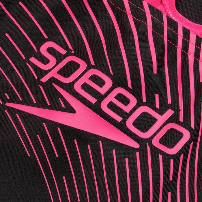 Women Swimming Costumes Speedo Women039s Medley Logo Swimsuit BlackPink