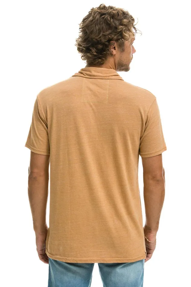 Women Tees Aviator Nation Polo 8211 Khaki