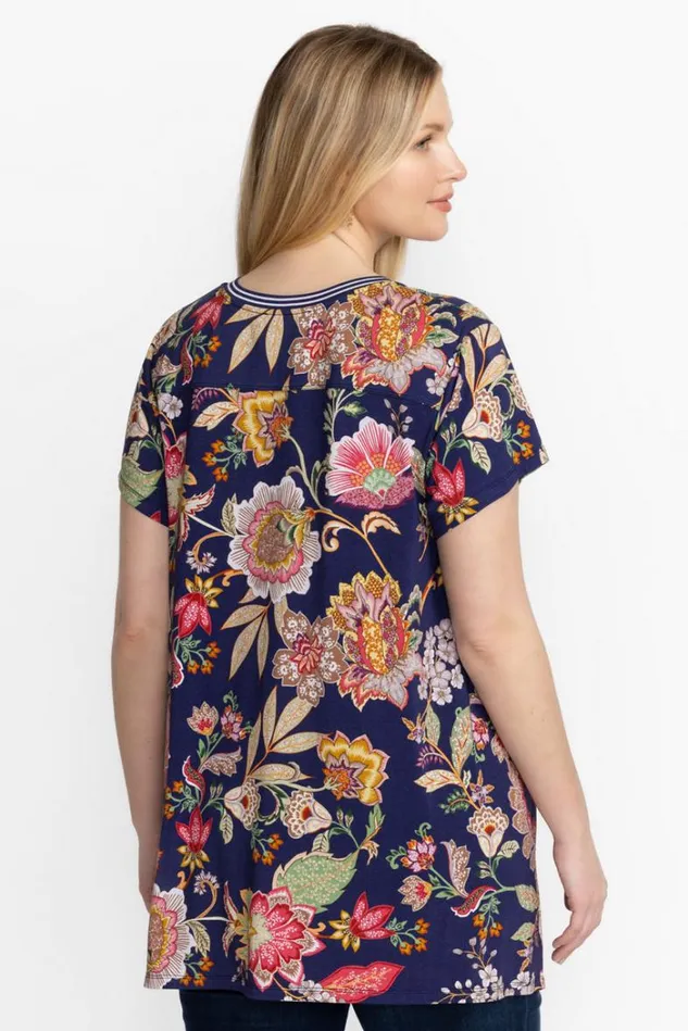 Women THE JANIE FAVORITE DRAPE TUNIC VIVIENNE VO Vivienne Vo Johnny Was Tops Women THE JANIE FAVORITE DRAPE TUNIC VIVIENNE VO Vivienne Vo Johnny Was Tops