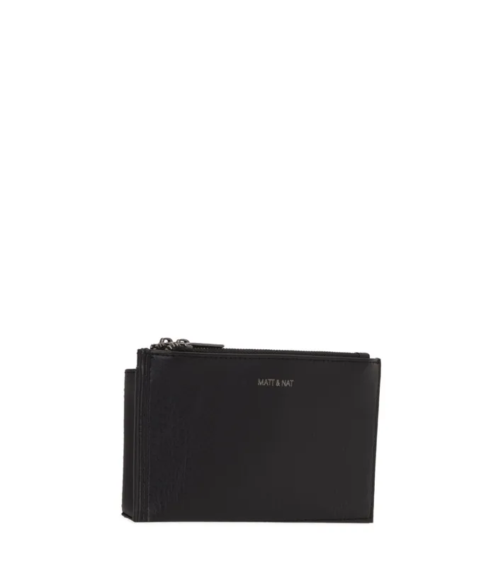 Women Tipei Vegan Crossbody Bag 8211 Dwell Black Matt and Nat Wallets