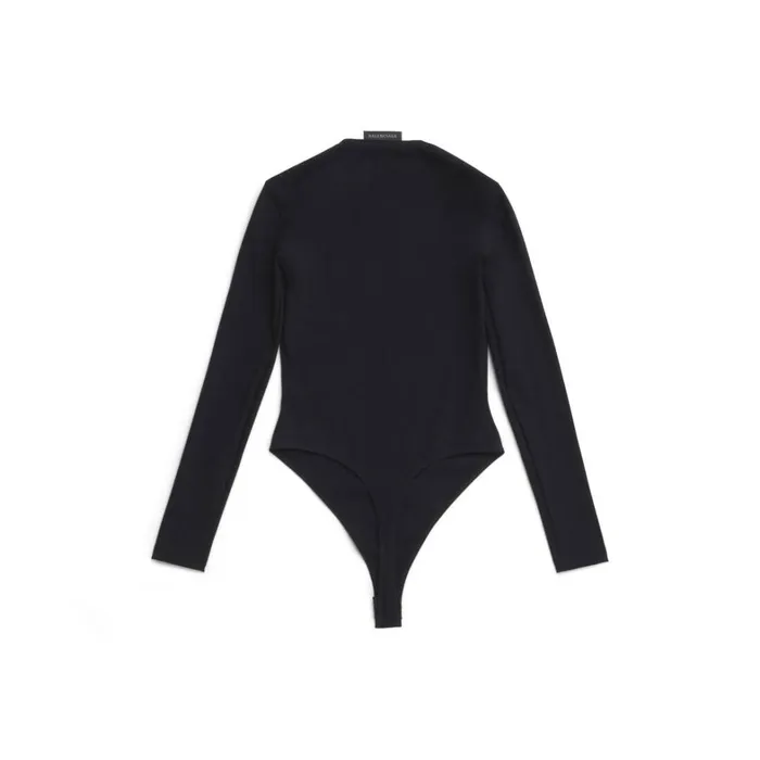 Women Tops and Shirts Balenciaga Outside Loop Fitted Top In Black