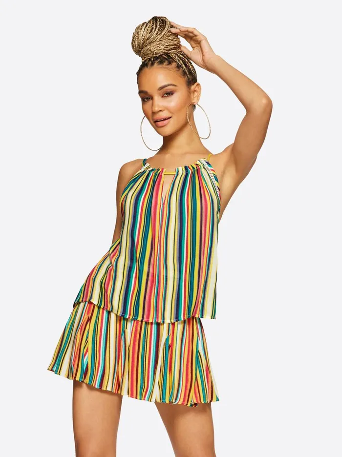 Women Tops and Tees Jessica Simpson Demi Tank In Torrid Stripe
