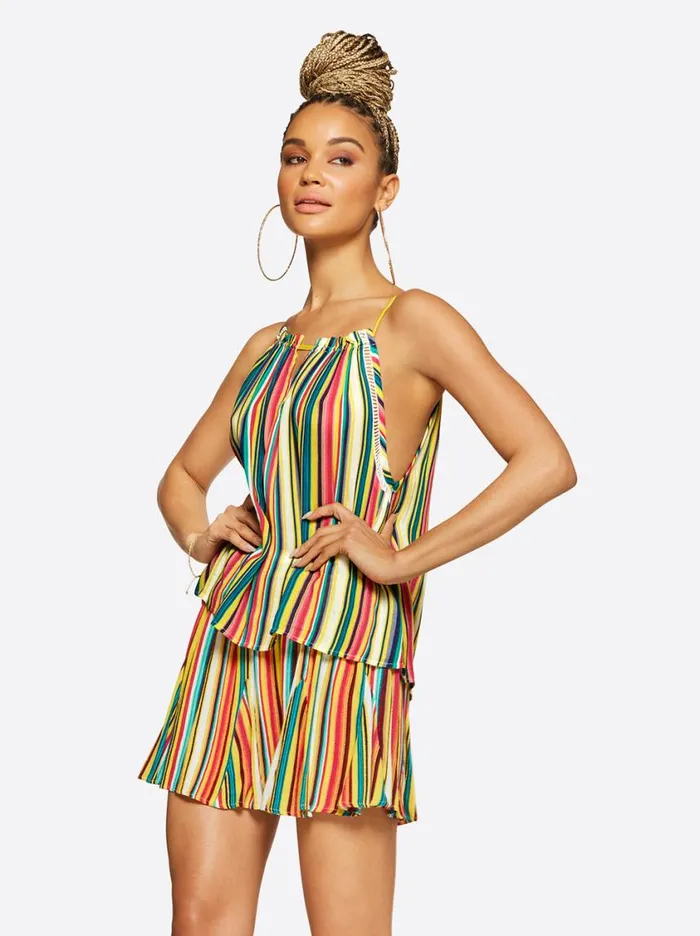 Women Tops and Tees Jessica Simpson Demi Tank In Torrid Stripe
