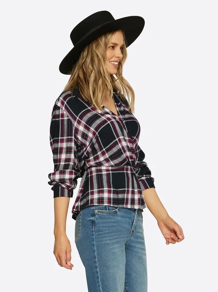 Women Tops and Tees Jessica Simpson Gillian Top In Bakers Plaid