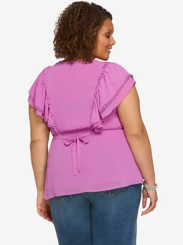 Women Tops and Tees Jessica Simpson Nori Top In Raidiant Orchid