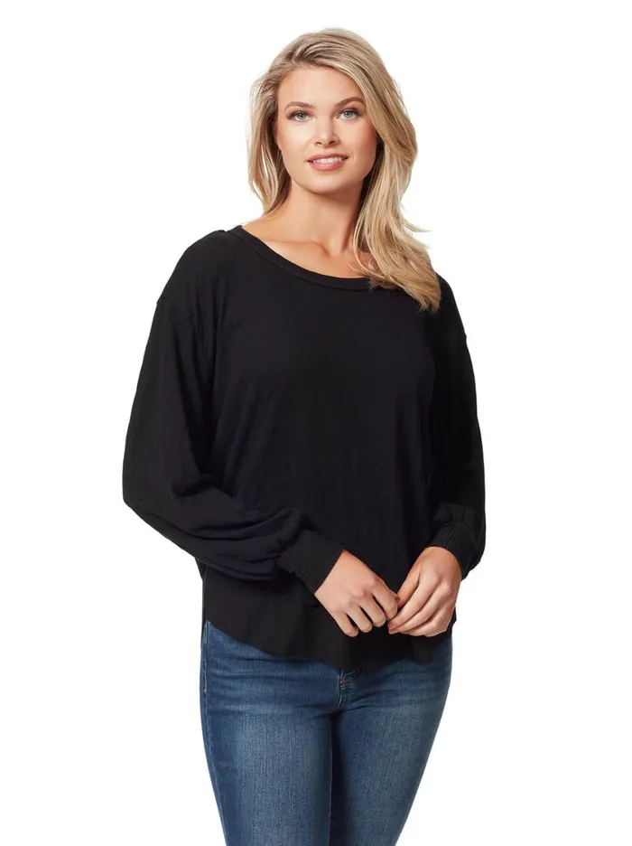 Women Tops and Tees Jessica Simpson Poppy Top In Black