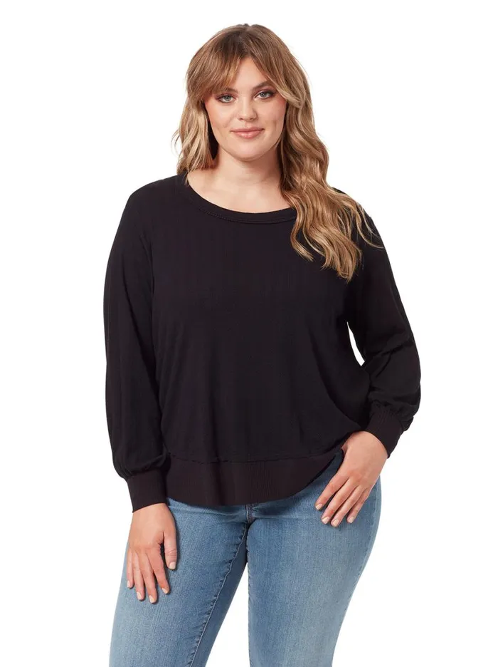 Women Tops and Tees Jessica Simpson Poppy Top In Black