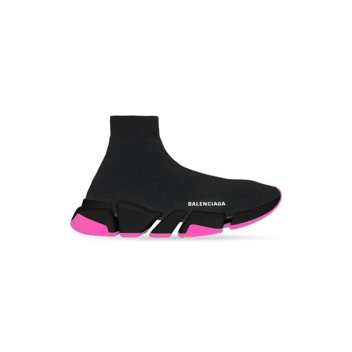 Women Trainers Balenciaga Speed 20 Clear Sole Recycled Knit Trainers In Black Women Trainers Balenciaga Speed 20 Clear Sole Recycled Knit Trainers In Black