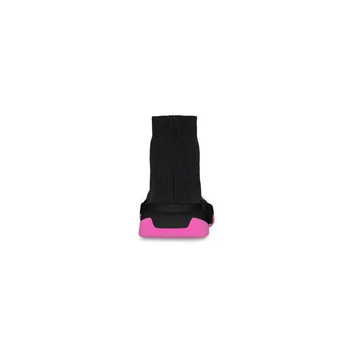 Women Trainers Balenciaga Speed 20 Clear Sole Recycled Knit Trainers In Black