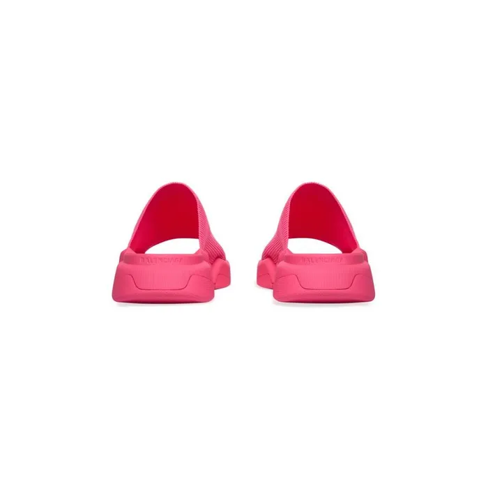Women Trainers Balenciaga Speed 20 Recycled Knit Slide Sandal In Fluo Pink