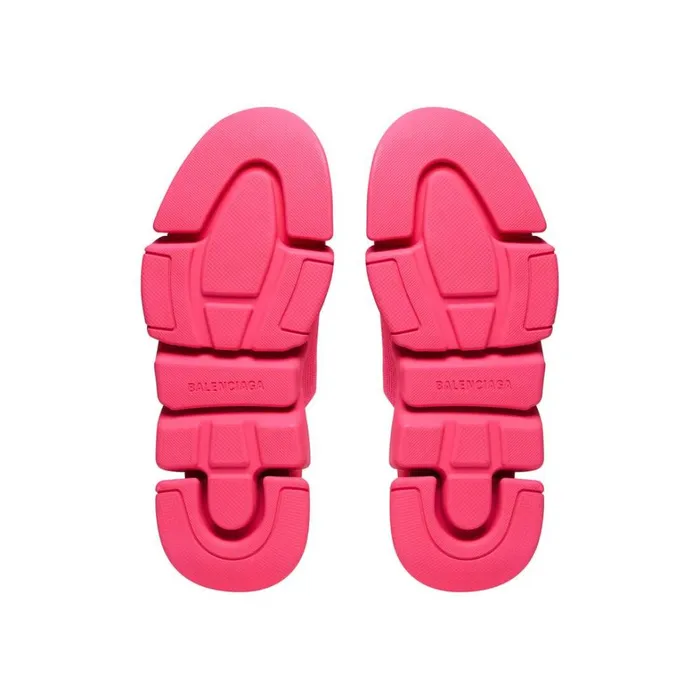 Women Trainers Balenciaga Speed 20 Recycled Knit Slide Sandal In Fluo Pink