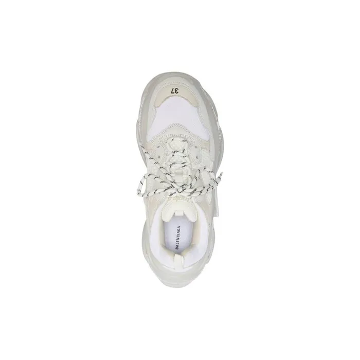 Women Trainers Balenciaga Triple S Clear Sole Trainers In White