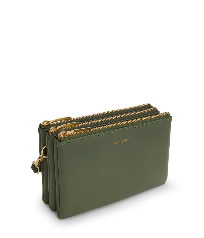 Women Triplet Vegan Crossbody Bag 8211 Loom Stem Matt and Nat Crossbody