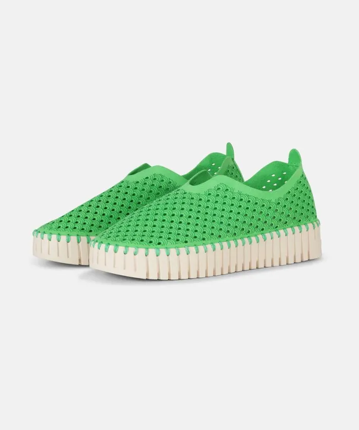 Women Tulip Flats Ilse Jacobsen Flats 8211 Bright Green