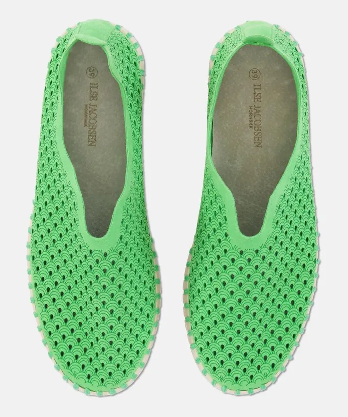 Women Tulip Flats Ilse Jacobsen Flats 8211 Bright Green Women Tulip Flats Ilse Jacobsen Flats 8211 Bright Green