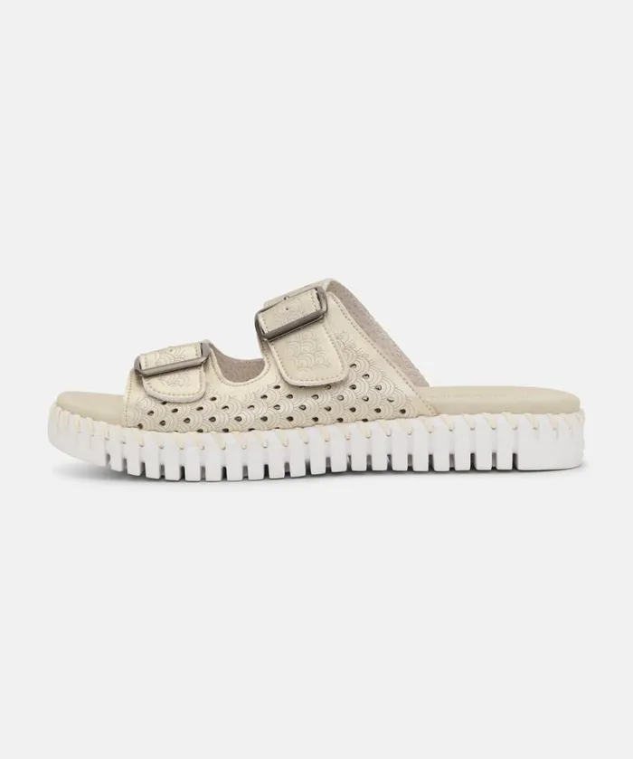 Women Tulip Flats Ilse Jacobsen Sandals 8211 Platin Women Tulip Flats Ilse Jacobsen Sandals 8211 Platin