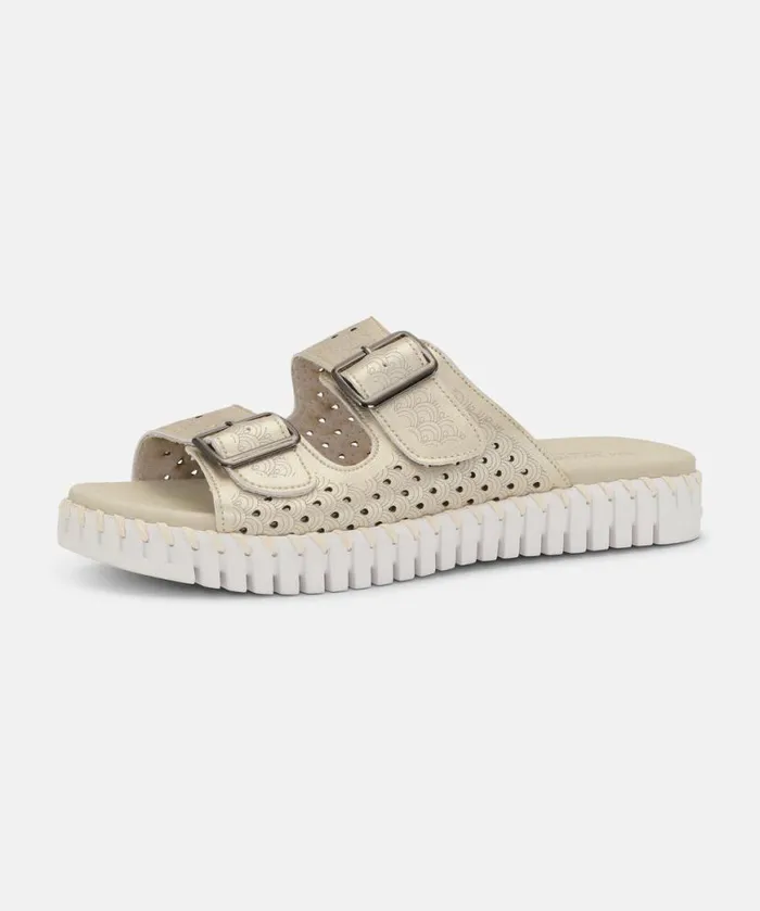 Women Tulip Flats Ilse Jacobsen Sandals 8211 Platin Women Tulip Flats Ilse Jacobsen Sandals 8211 Platin