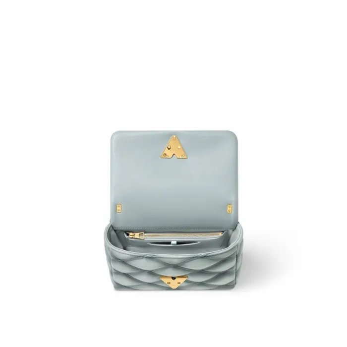 Women Twist Bag Louis Vuitton Louis Vuitton M24186 GO14 MM Ecume Gray 8211 Louis Vuitton Handbag Store
