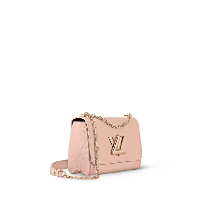 Women Twist Bag Louis Vuitton Louis Vuitton Rose Blossom Pink M21313 Twist MM 8211 Louis Vuitton Handbag Store