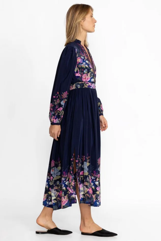 Women VALERIA SILK MAXI DRESS Valeria Johnny Was Dresses Women VALERIA SILK MAXI DRESS Valeria Johnny Was Dresses
