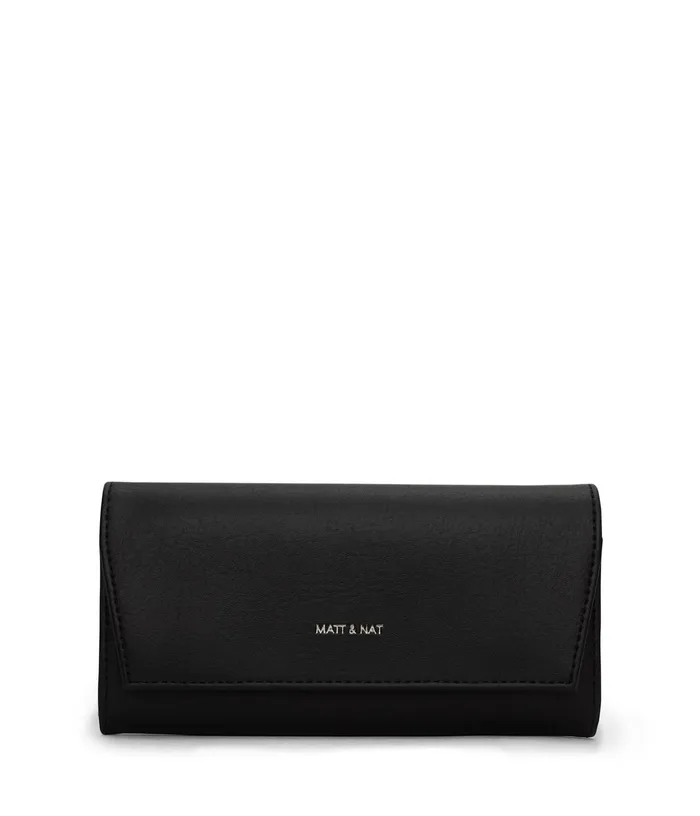 Women Vera Vegan Wallet 8211 Arbor Black Matt and Nat Wallets