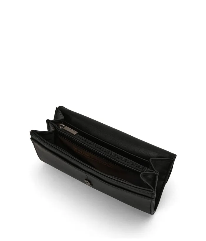 Women Vera Vegan Wallet 8211 Arbor Black Matt and Nat Wallets