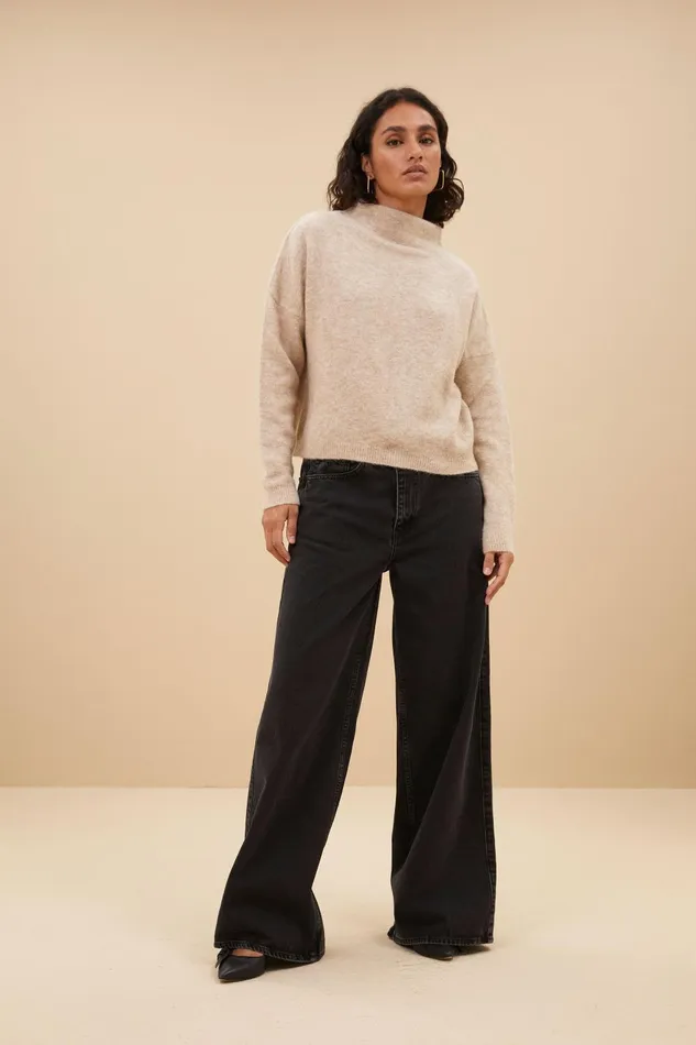 Women Vinn Pullover Sand Bybar Pullovers