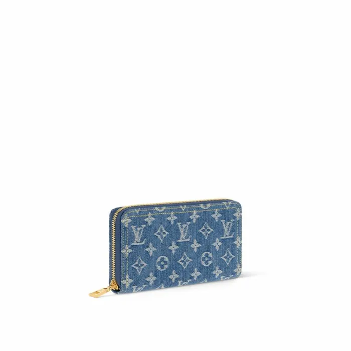 Women Wallets Louis Vuitton Louis Vuitton M82958 Zippy Wallet Denim Blue 8211 Louis Vuitton Handbag Store