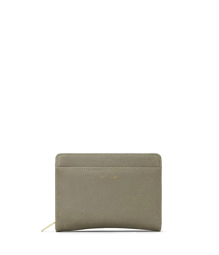 Women Webbersm Small Vegan Wallet 8211 Vintage Sage Matt and Nat Wallets