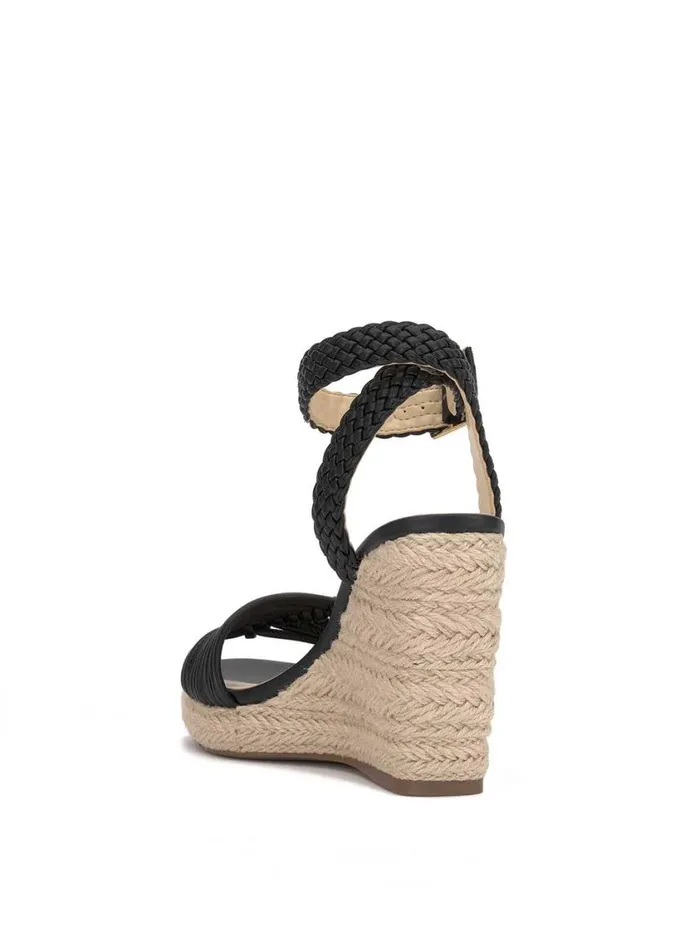 Women Wedges Jessica Simpson Talise Braided Wedge In Black