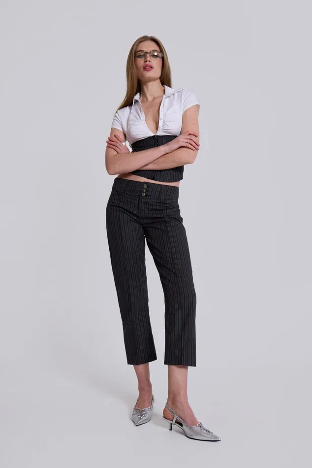 Women Wednesday Capri Suit Trousers Jaded London CoOrds