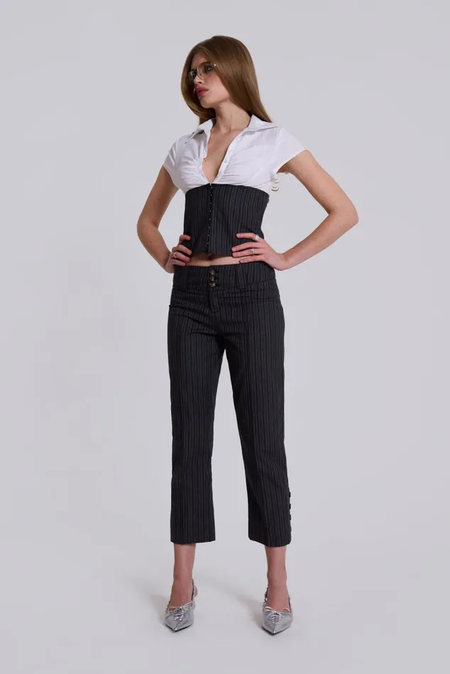 Women Wednesday Capri Suit Trousers Jaded London CoOrds